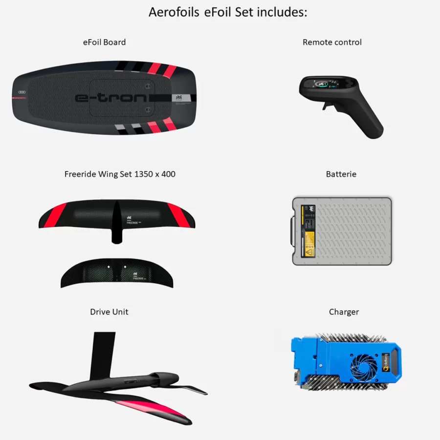 Audi e-tron eFoil PERFORMANCE Set od Aerofoils - Allinklusive
